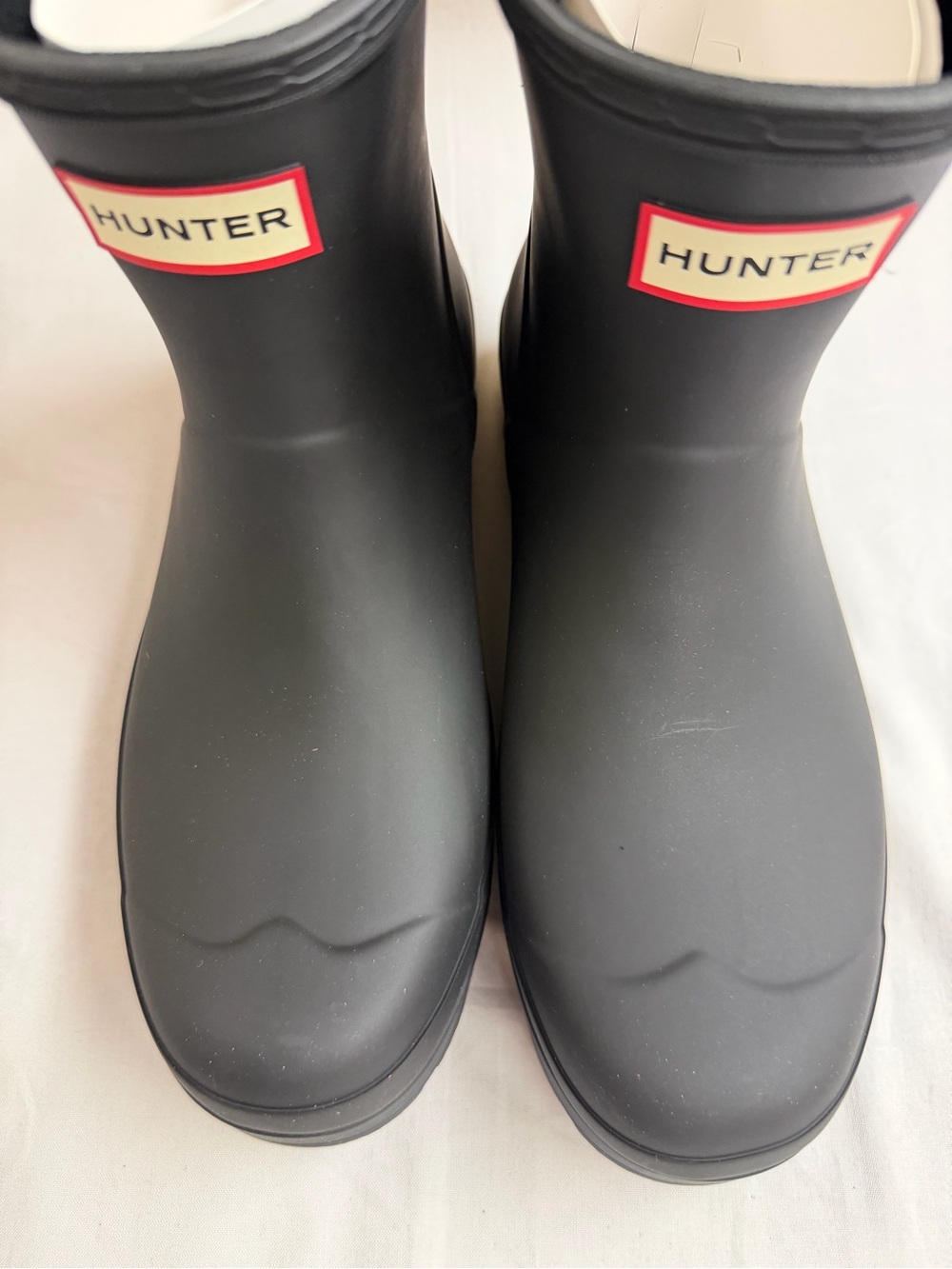 Hunter Woman’s Short Black Rain Boots